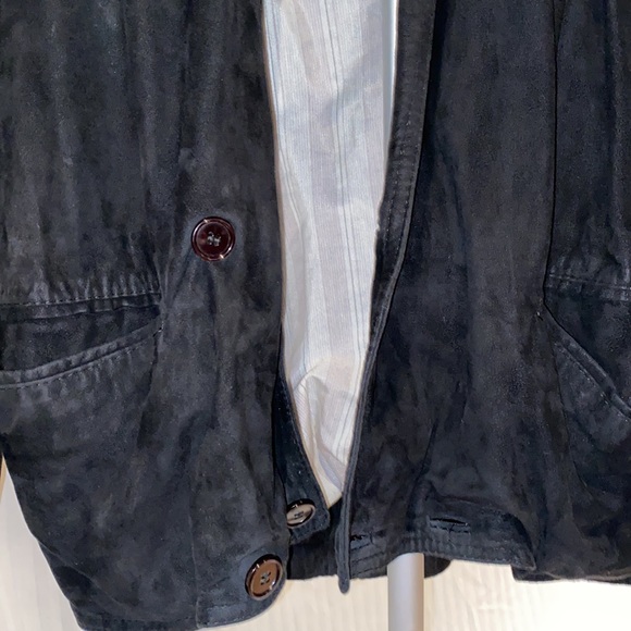 Vintage Suede Men’s Bomber Style Jacket-Sz Lg - Picture 12 of 12